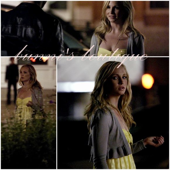 Caroline Forbes' Bcbgmaxazria Yellow Sundress - Picture 6 of 6
